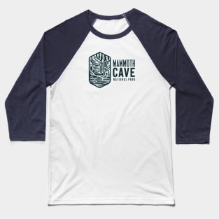 Mammoth Cave National Park Minimalistic Baseball T-Shirt